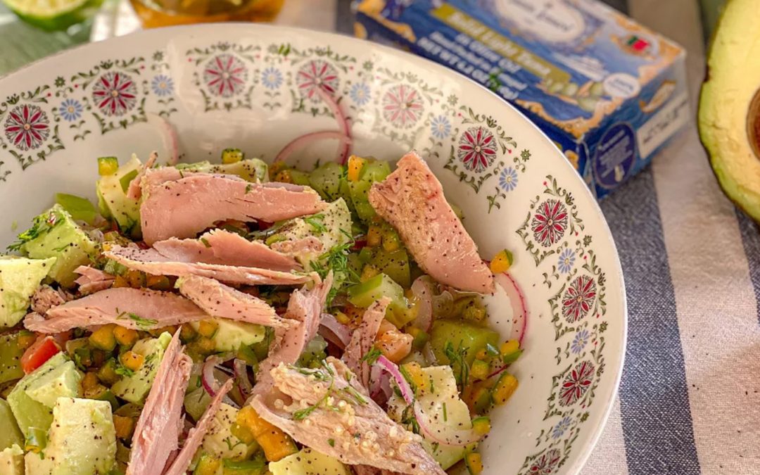 Mexican salad with Santo Amaro Tuna in Olive Oil