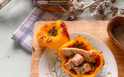 Stuffed peppers with Santo Amaro Tuna and vegetables