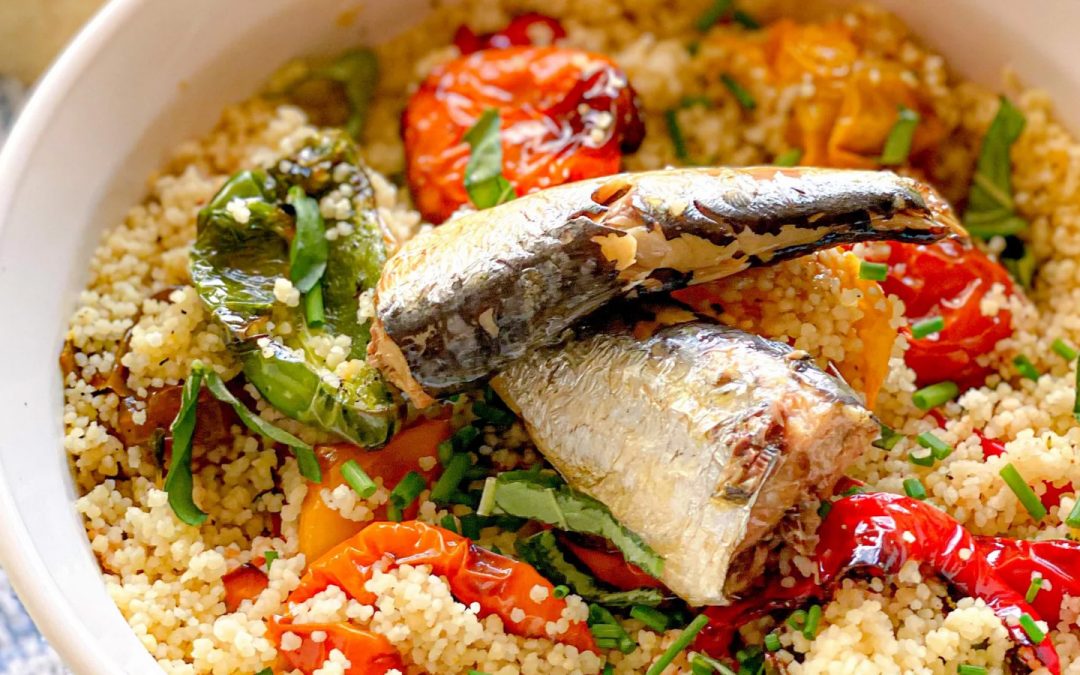 Tasty Couscous with All natural European sardines