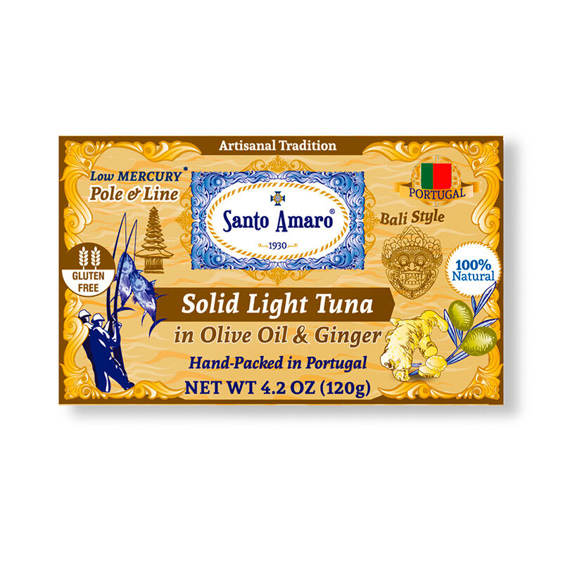 Tuna Fillets in Olive Oil and Ginger