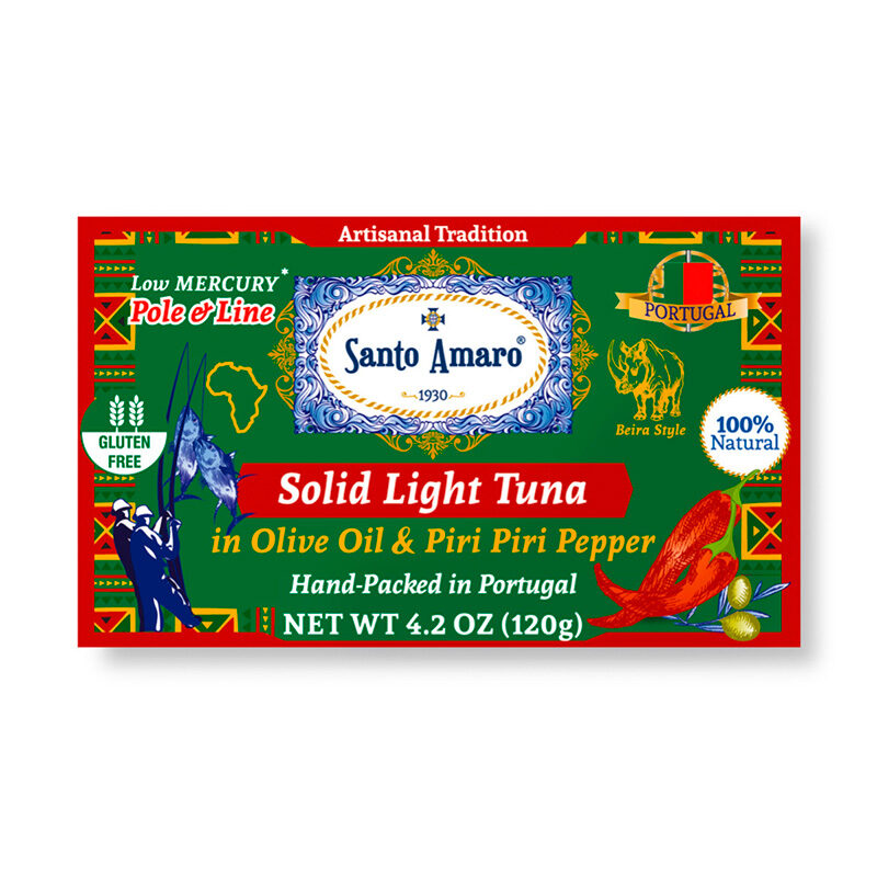 Tuna Fillets in Olive Oil and Piri Piri Pepper