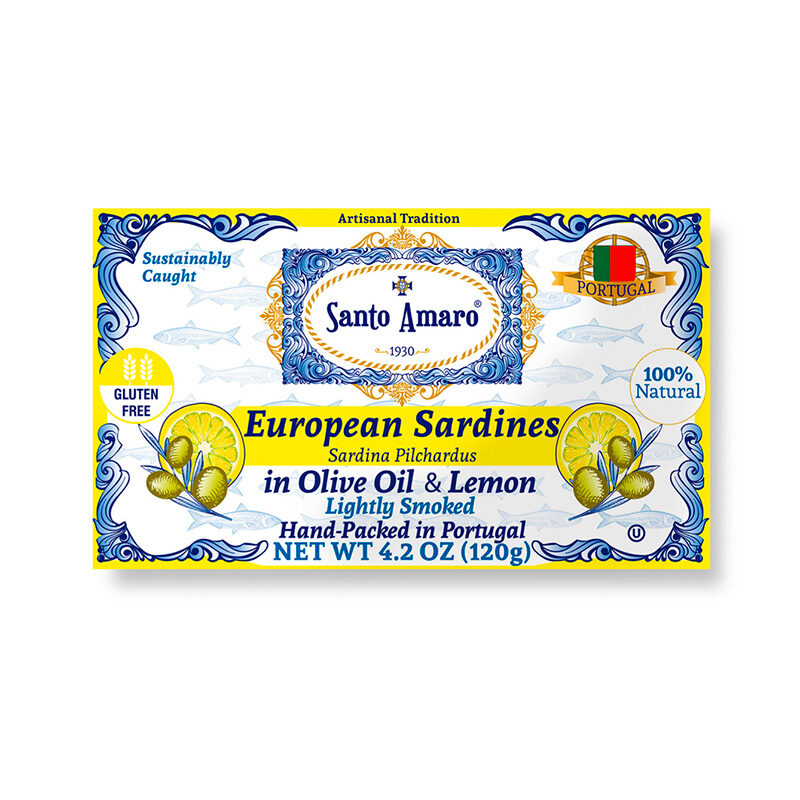 European Sardines in Olive Oil and Lemon