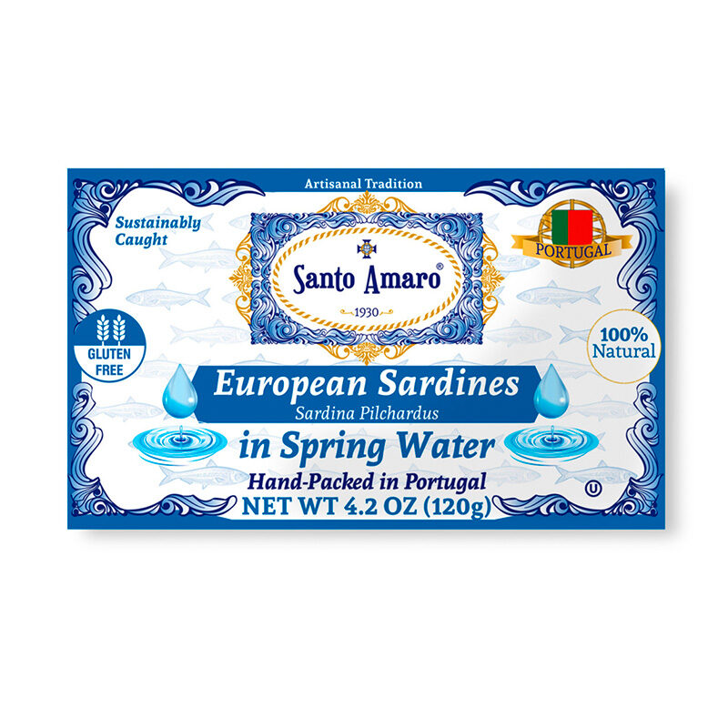 European Sardines in Spring Water