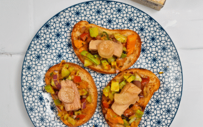 Autumn Fresh Tuna & Mango Tostadas